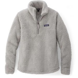 Patagonia Los Gatos Fleece 1/4-Zip Salt Grey Size Medium